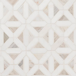 Premium Impressions Marble Mosaics Angora Geometric Polished